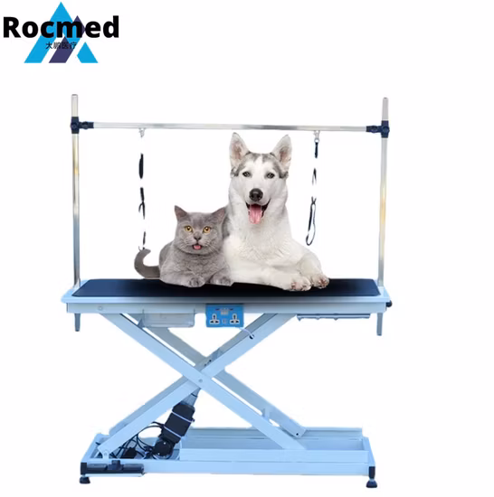 Tavolo da toelettatura elettrico pieghevole veterinario per staffa per braccio per cani e gatti