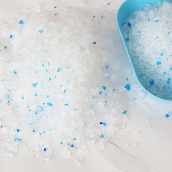 Lettiera per gatti in cristallo di gel di silice Meno polvere Cina all'ingrosso in fabbrica